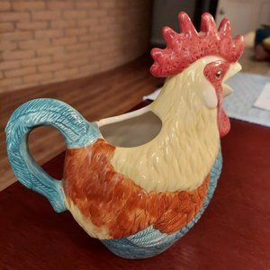 Rooster/ Chicken. Pitcher/ Creamer